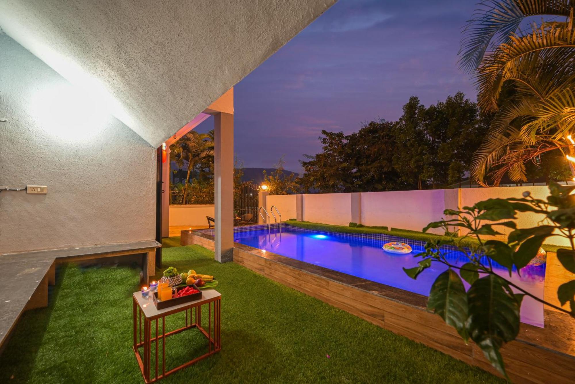 Ll Empyrean Stay II Luxury Ll Celestial Unicorn Villa Ll 3Bhk Ll Ac Ll Private Big Pool Ll Lonavala Exterior foto
