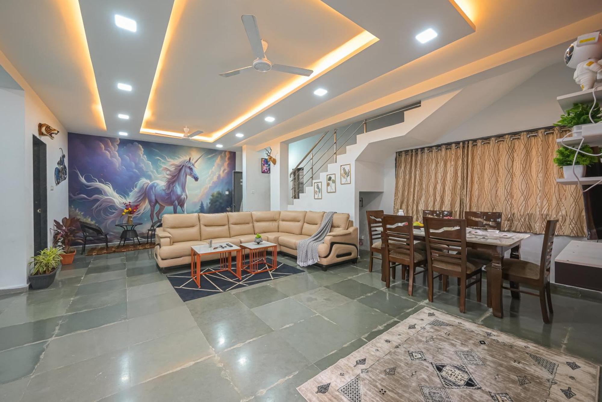 Ll Empyrean Stay II Luxury Ll Celestial Unicorn Villa Ll 3Bhk Ll Ac Ll Private Big Pool Ll Lonavala Exterior foto